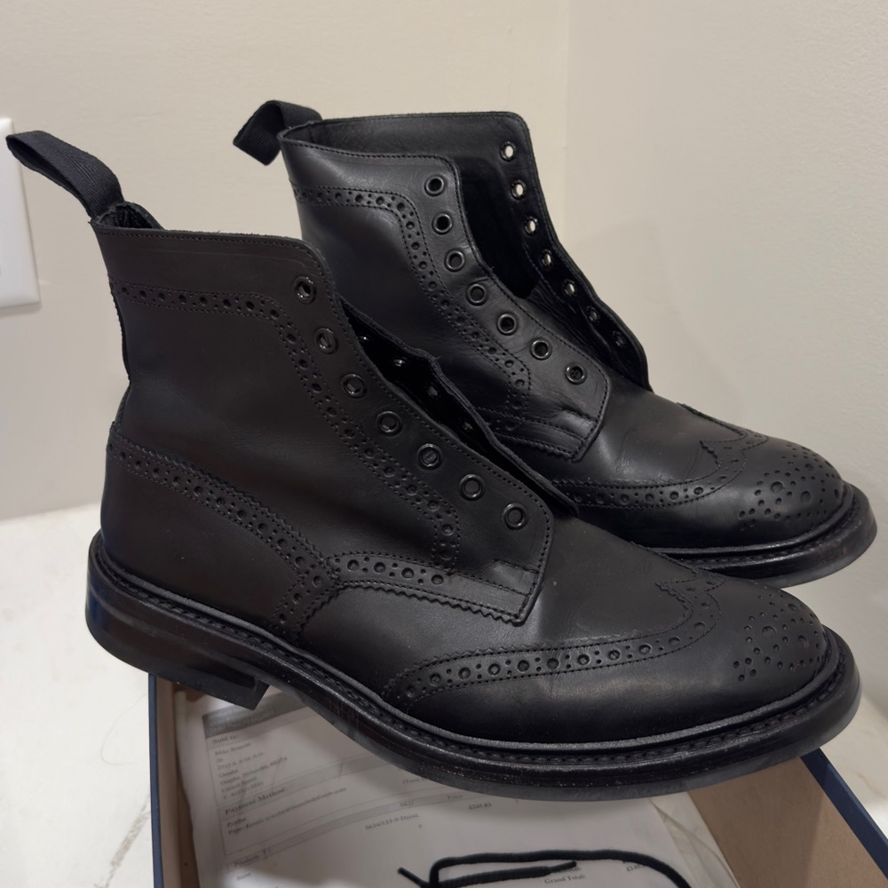 Tricker Boots size 9Euro (10US)